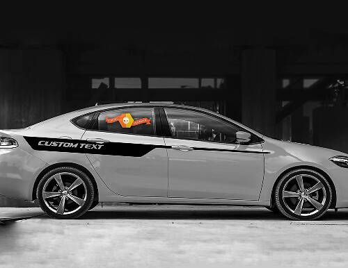 Custom Accent Stripes Side Vinyl Decal Sticker for Dodge Dart