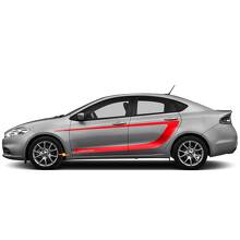 Side Accent C-stripes Vinyl Decal Sticker 3 for Dodge Dart 2