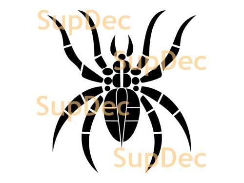 Spider Vinyl Wall  Window Bathroom Sticker Decal removable #9