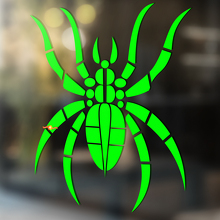 Spider Vinyl Wall  Window Bathroom Sticker Decal removable #9_2