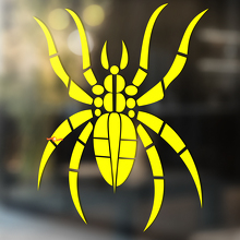 Spider Vinyl Wall  Window Bathroom Sticker Decal removable #9_3