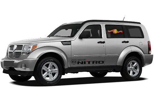2x Racing Side Door Vinyl Decal Sticker for Dodge Nitro