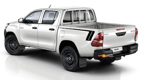 Branded Curved Stripes Bedside Vinyl Decal Sticker for Toyota Hilux