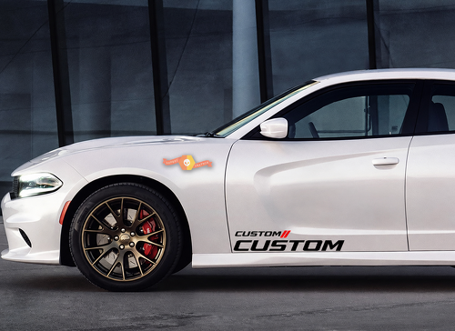 CUSTOM Racing Stripes Side Vinyl Decal Sticker for Dodge Charger 2011-2018