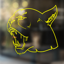 Tiger wild cat Vinyl Wall  Window Bathroom Sticker Decal #2_3