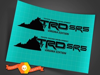 Toyota tacoma TRD SR5 bed decal sticker VIRGINIA EDITION 4x4 Sport Tundra OFF RD