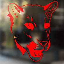 Tiger wild cat Vinyl Wall  Window Bathroom Sticker Decal #3_4