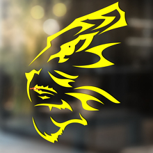 Tiger wild cat Vinyl Wall  Window Bathroom Sticker Decal #4_3