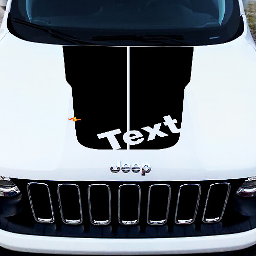 Vinyl Hood Decal Sticker Graphic for Jeep Cherokee Trailhawk