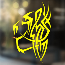 Tiger Wild Cat Tribal Style Universal Vinyl Decal Sticker_2