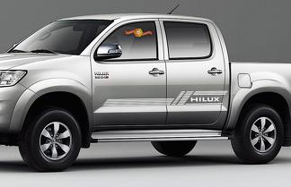 Toyota HILUX Graphics side decal stripe decal model 