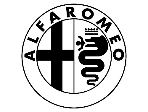 Alfa Romeo Logo Style Vinyl Decal Sticker