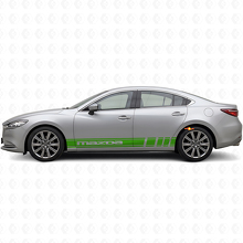 Branded Rocker Panel Stripes Vinyl Decal Kit for Mazda 6_3