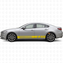 Branded Rocker Panel Stripes Vinyl Decal Kit for Mazda 6_5