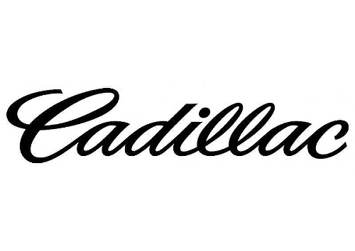 Cadillac Lettering Universal Vinyl Decal Sticker