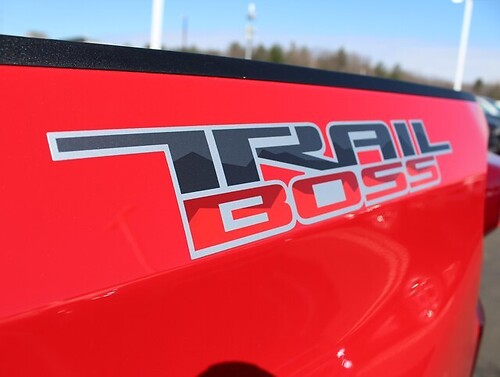 2 - New 2019 Chevrolet Silverado 1500 Custom Trail Boss 4WD 4X4 decals stickers