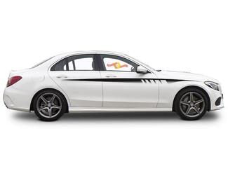 2 Mercedes-Benz C Class W205 AMG sports stripes Decal Graphics