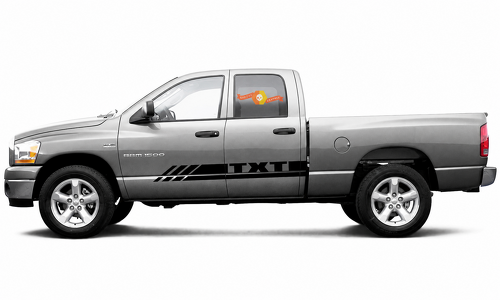 Side graphics stripe Sticker Decal style 10 for Dodge Ram Rebel mk4 1500