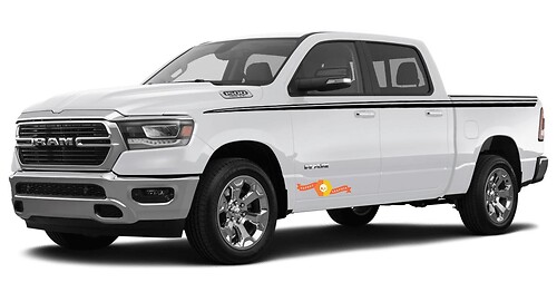 Accent Stripes Side Vinyl Decal Sticker for Dodge Ram 1500