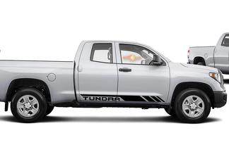 Toyota Tundra Double Cab 2016 graphics side stripe decal - Model 2