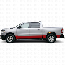 Straight Rocker Panel Stripe Vinyl Decal Kit for Dodge Ram 1500_4