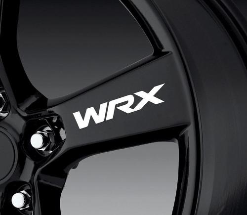 8 X WRX Wheels Decals Stickers Graphics Vinyl Emblem Logo