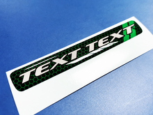 Scat Pack Style TEXT TEXT Green Honeycomb Domed Strip Steering Wheel Vinyl Decal Sticker for Dodge Challenger_2