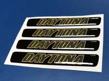 One Steering Wheel Daytona Yellow emblem domed decal Challenger Charger 2