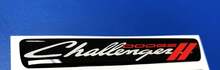 One Steering Wheel Challenger old style emblem domed Sticker Decal 2