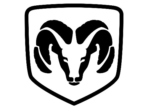 Dodge Logo Vinyl Decal Sticker for Dodge Trucks 