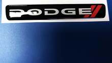One Steering Wheel emblem domed decal Challenger Charger dodge 2