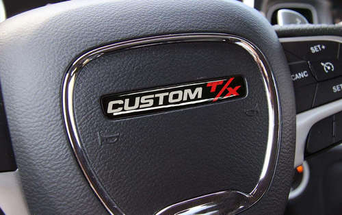 Steering Wheel Durango emblem domed Sticker Decal for Dodge Challenger Charger