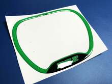392 Green Domed Trim Ring Steering Wheel Vinyl Decal Sticker for Dodge Challenger_2