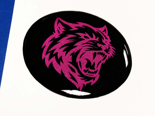 Start engine button Start Stop logo Purpure emblem domed Sticker Decal for Dodge Challenger Charger