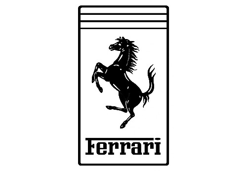 Ferrari Logo Universal Vinyl Decal Sticker