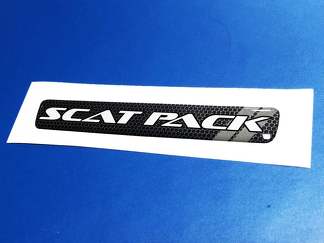 Steering Wheel Scat Pack Grille texture emblem domed decal Challenger Charger Dodge Scatpack