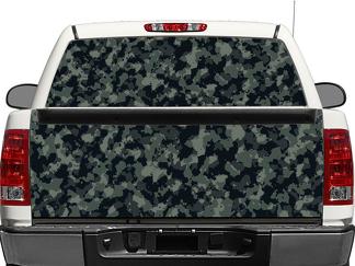 Camo Camouflage posteriore o portellone posteriore autoadesivo autoadesivo auto stick-up