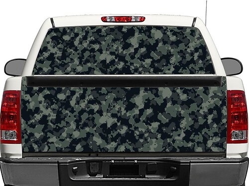 Camouflage Style Rear Window or Tailgate Vinyl Decal for Pick-up Trucks SUVs