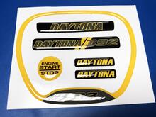 Set of Daytona 392 Yellow Steering WHEEL TRIM RING emblem domed decal Charger Dodge 3