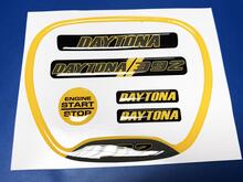 Set of Daytona 392 Yellow Steering WHEEL TRIM RING emblem domed Sticker Decal Charger Dodge 3