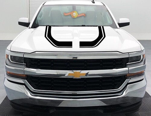 2016 - 2018 Rally Edition Style Z71 Chevrolet Silverado HOOD GRAPHIC