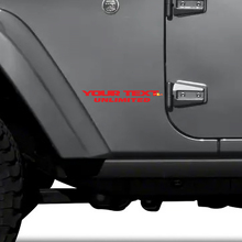 Custom Text Sticker Decal for Jeep Wrangler Unlimited CJ TJ YK JK XJ 2