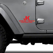Custom JK Unlimited Side Vinyl Decal Set for Jeep Wrangler_3
