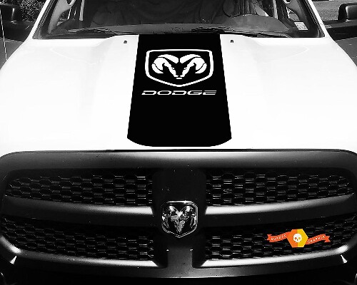Vinyl Racing Stripe Hood Decals Stickers for Dodge Ram 1500 2500 3500 4