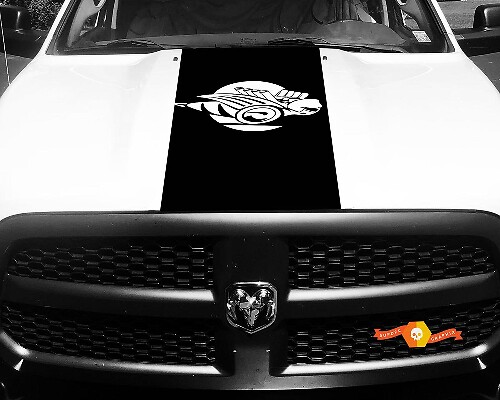 Vinyl Racing Stripe Rumble Bee Hood Decals Stickers for Dodge Ram 1500 2500 3500 #3
