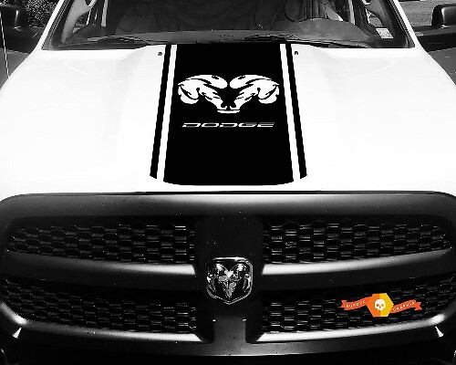 Racing Stripe Hood Decals Stickers for Dodge Ram 1500 2500 3500