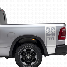 Custom Hemi Style Side Stripe Vinyl Decal Set for Dodge Ram 1500 2500_5