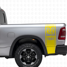 Custom Hemi Style Side Stripe Vinyl Decal Set for Dodge Ram 1500 2500_6