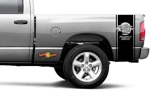 Rumble Bee Side Stripe Vinyl Decal Kit for Dodge Ram 1500 2500