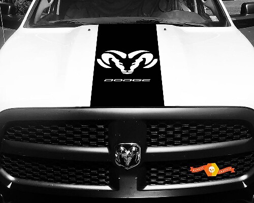 Vinyl Racing Stripe RAM Dodge Hood Decals Stickers for Dodge Ram 1500 2500 3500